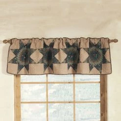 Donna Sharp Forest Star Valance Runner, 15 x 56 in., 3 in. Rod Pocket, 50409