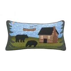 Donna Sharp Bear River Rectangle Decorative Throw Pillow, 83467