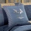 Donna Sharp Denim Square Duck 20 in. x 20 in. Decorative Throw Pillow, 54162 -Donna Sharp Sales Store 1331909