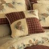 Donna Sharp Pine Lodge Patch Decorative Throw Pillow