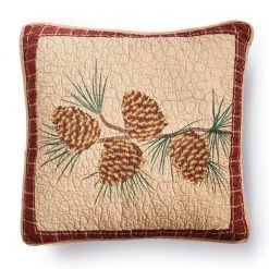 Donna Sharp Pine Lodge Pine Branch Decorative Throw Pillow