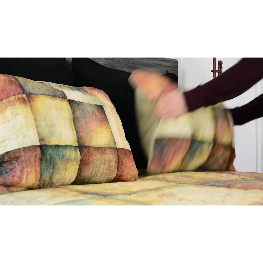 Donna Sharp Wood Patch Quilt 6 Donna Sharp Wood Patch Quilt - Image 4