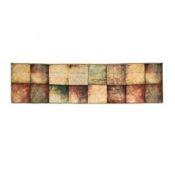 Donna Sharp Wood Patch 15 in. x 60 in. Valance Curtains/Table Runner, 54409