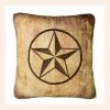 Donna Sharp Wood Patch Star 18 in. x 18 in. Decorative Throw Pillow, 54462