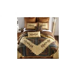 Donna Sharp Cabin Raising Pine Cone Decorative Throw Pillow, 66001 -Donna Sharp Sales Store 1332001 A2