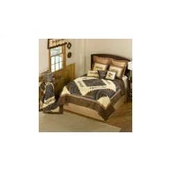 Donna Sharp Cabin Raising Pine Cone Valance Curtains Runner, 66009 -Donna Sharp Sales Store 1332006 A2