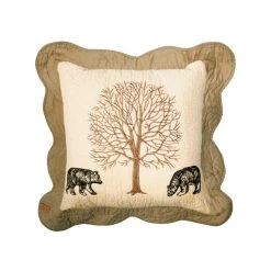 Donna Sharp Bear Creek Bears Decorative Pillow, 95301