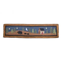 Donna Sharp Midnight Bear 15 in. x 60 in. Valance Curtains/Table Runner, 90913