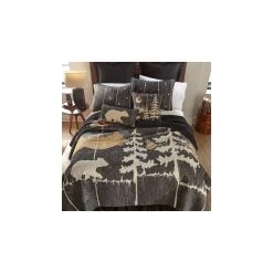Donna Sharp Moonlit Bear Quilted 50 in. x 60 in. Throw Blanket, 61110 -Donna Sharp Sales Store 1431770 A2