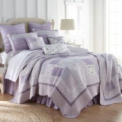 Donna Sharp Lavender Rose Twin Size Quilt 8 Donna Sharp Lavender Rose Twin Size Quilt -Donna Sharp Sales Store 1431805 A2