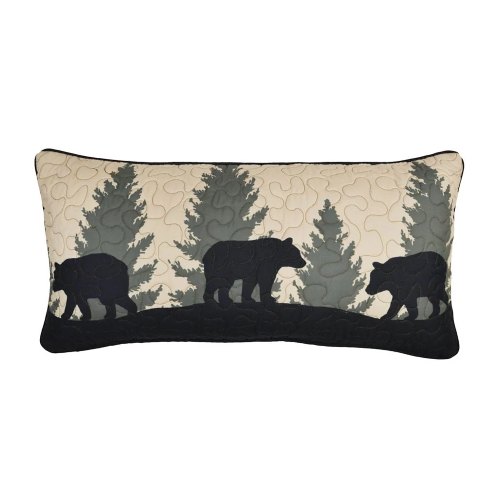Donna Sharp Bear Walk Plaid Decorative Rectl Pillow, 33463 3 Donna Sharp Bear Walk Plaid Decorative Rectl Pillow, 33463