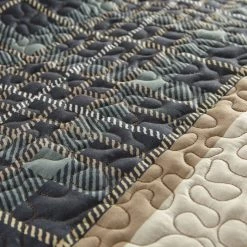 Donna Sharp Bear Walk Plaid Twin Size Quilt -Donna Sharp Sales Store 1431834 A2