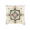 Donna Sharp Spice Postage Stamp Decor Square Pillow, 52001 -Donna Sharp Sales Store 1431838