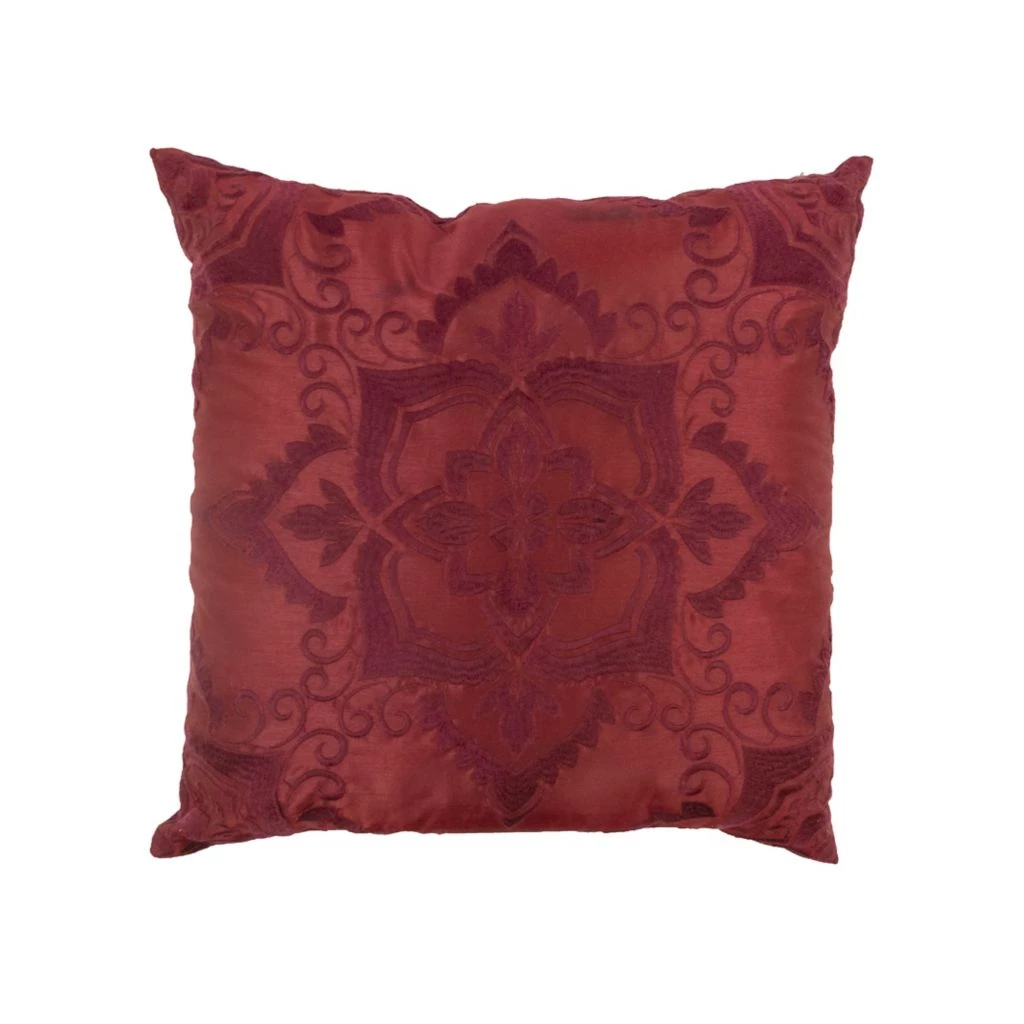Donna Sharp Spice Postage Stamp Decorative Red Pillow, 52015 3 Donna Sharp Spice Postage Stamp Decorative Red Pillow, 52015