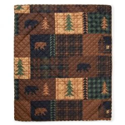 Donna Sharp Brown Bear Cabin Twin Quilt Set -Donna Sharp Sales Store 1431846 A5