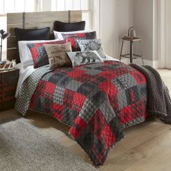 Donna Sharp Red Forest Twin Quilt Set -Donna Sharp Sales Store 1431850 A3