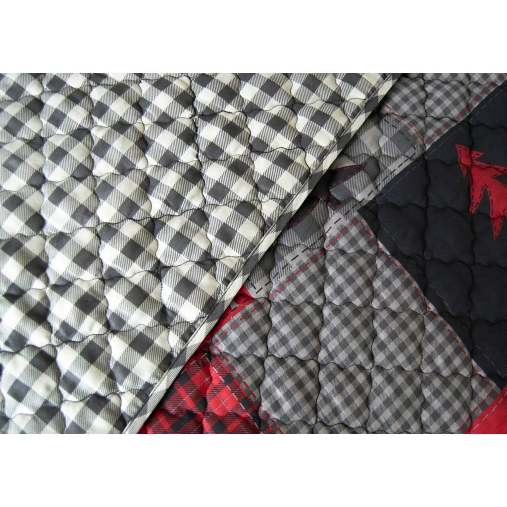 Donna Sharp Red Forest Queen Quilt Set 6 Donna Sharp Red Forest Queen Quilt Set - Image 4