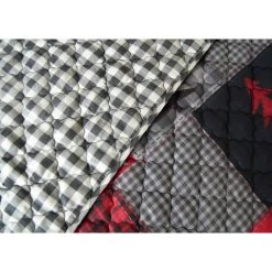 Donna Sharp Red Forest Quilted 50 in. x 60 in. Throw Blanket 9 Donna Sharp Red Forest Quilted 50 in. x 60 in. Throw Blanket -Donna Sharp Sales Store 1431853 A2