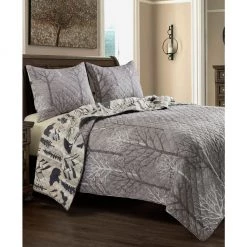 Donna Sharp Forest Weave Twin Quilt Set -Donna Sharp Sales Store 1431863 A3