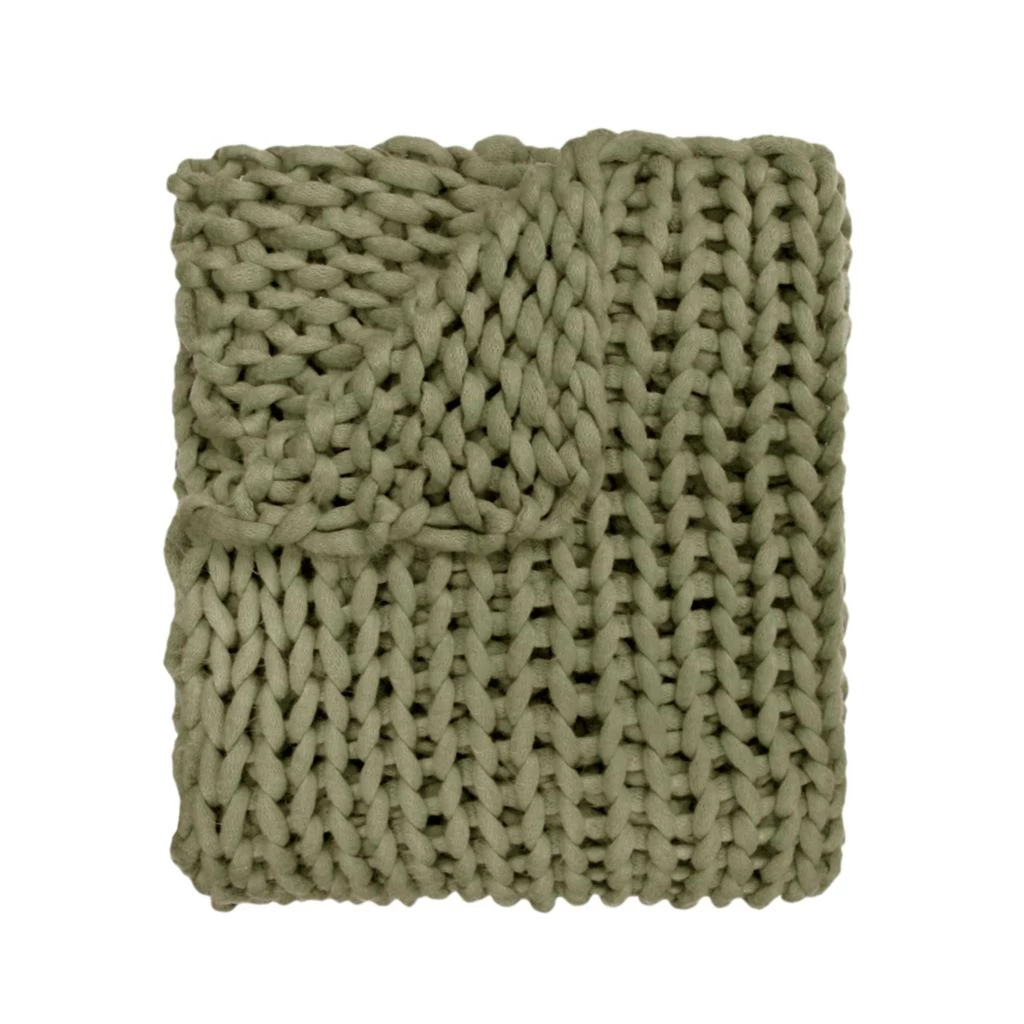 Donna Sharp Chunky Cable Knit 40 in. x 50 in. Throw Blanket 6 Donna Sharp Chunky Cable Knit 40 in. x 50 in. Throw Blanket - Image 4
