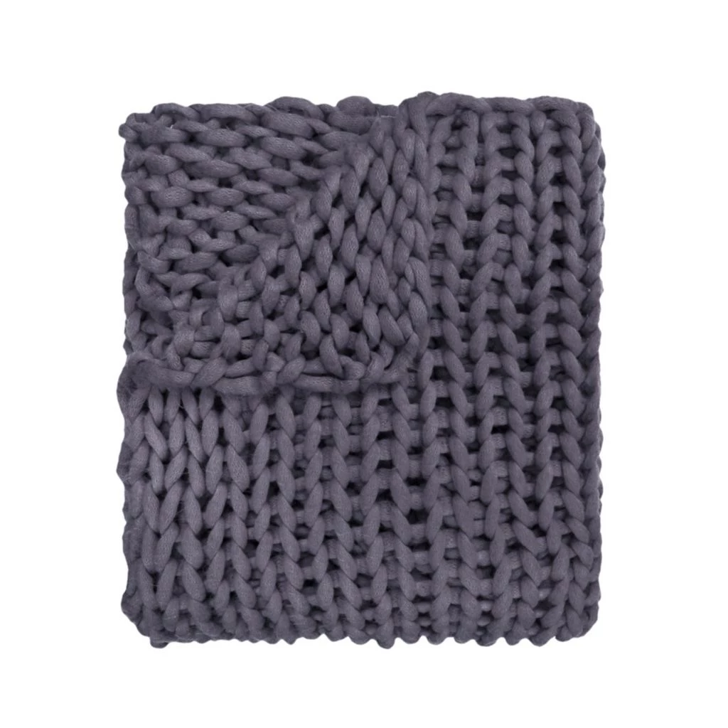 Donna Sharp Chunky Cable Knit 40 in. x 50 in. Throw Blanket 8 Donna Sharp Chunky Cable Knit 40 in. x 50 in. Throw Blanket - Image 6