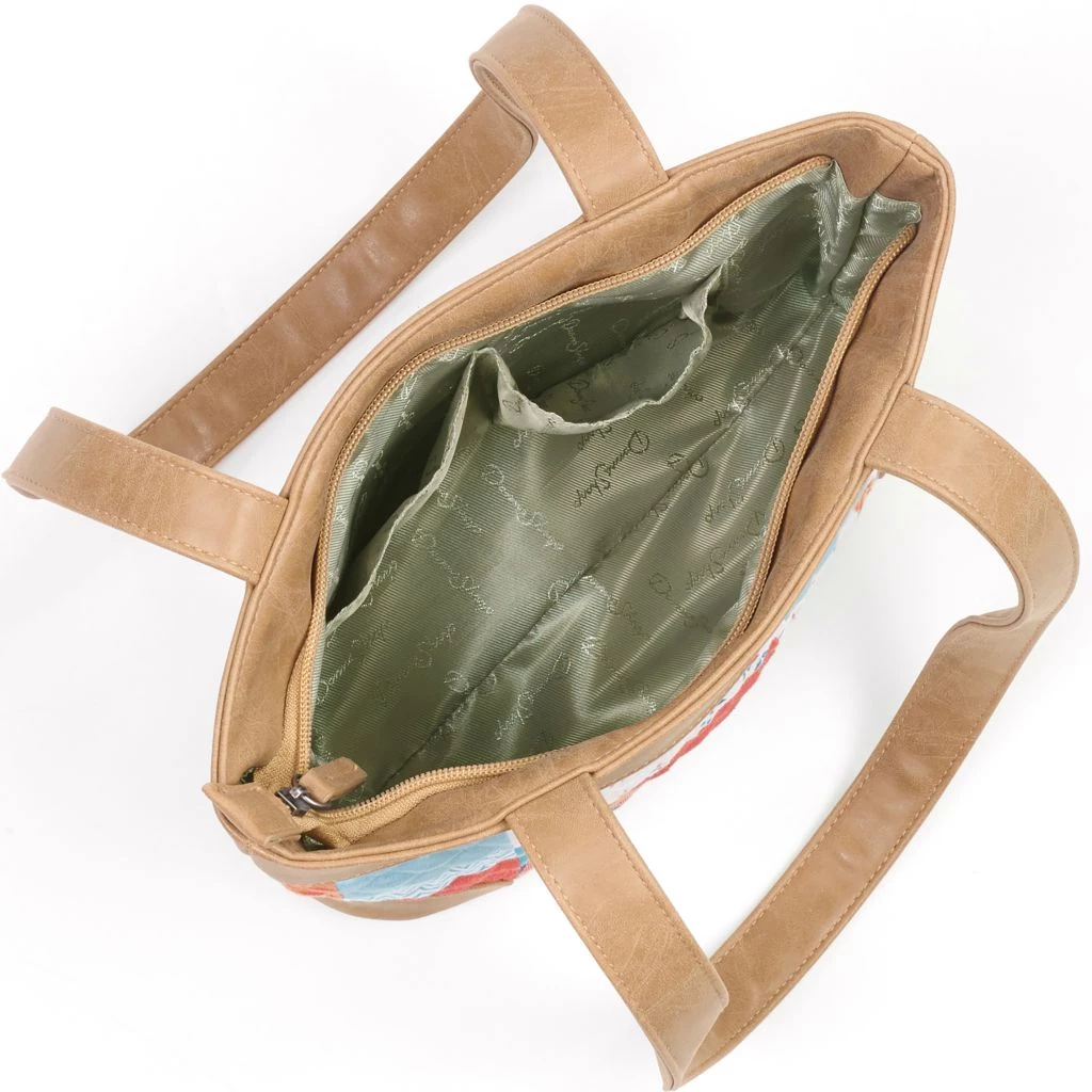 Donna Sharp Abby Quilted Cotton Patchwork Shoulder Handbag 5 Donna Sharp Abby Quilted Cotton Patchwork Shoulder Handbag - Image 3