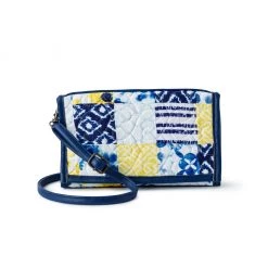 Donna Sharp Sydney Crossbody Wallet, Cobalt Sun, 18978
