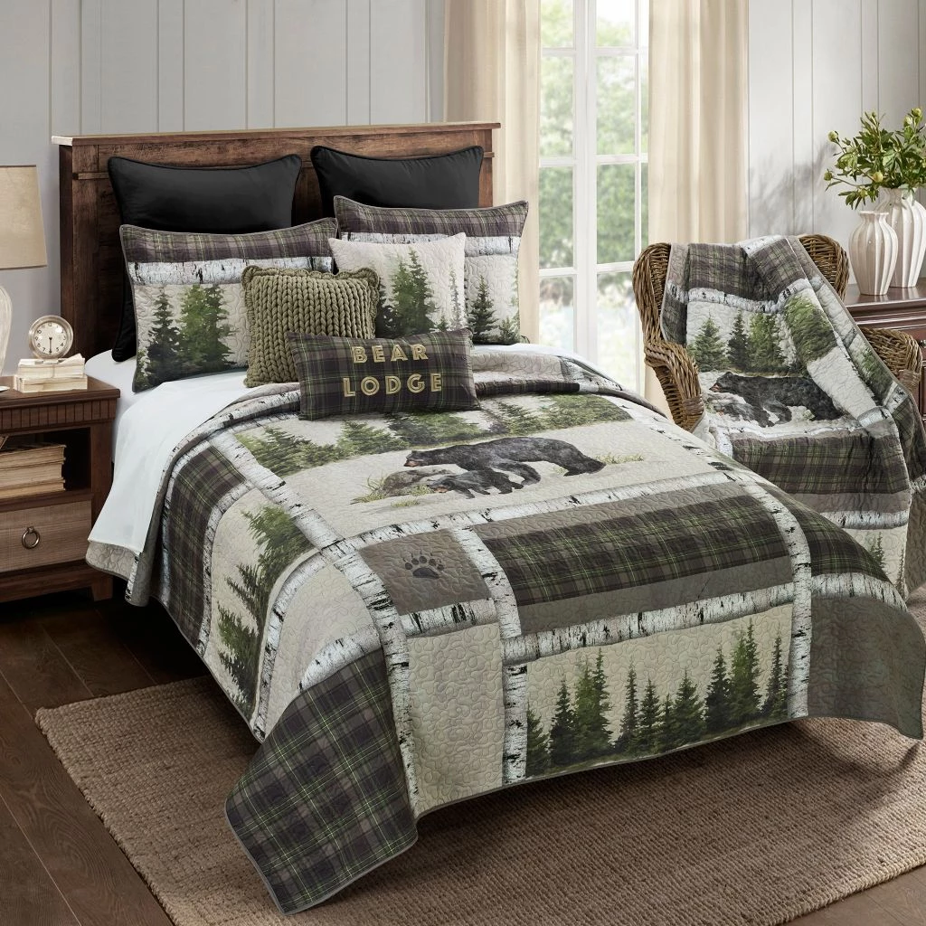 Donna Sharp Bear Panels Bedding Collection, Polyester 4 Donna Sharp Bear Panels Bedding Collection, Polyester - Image 2