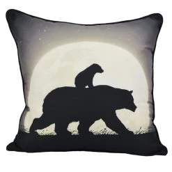 Donna Sharp Nightly Walk Silhouette Decorative Pillow, Y20202