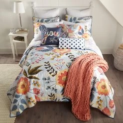 Donna Sharp Coral Crush 3 pc. Quilt Set, 60196