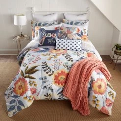 Donna Sharp Coral Crush 3 pc. Comforter Set