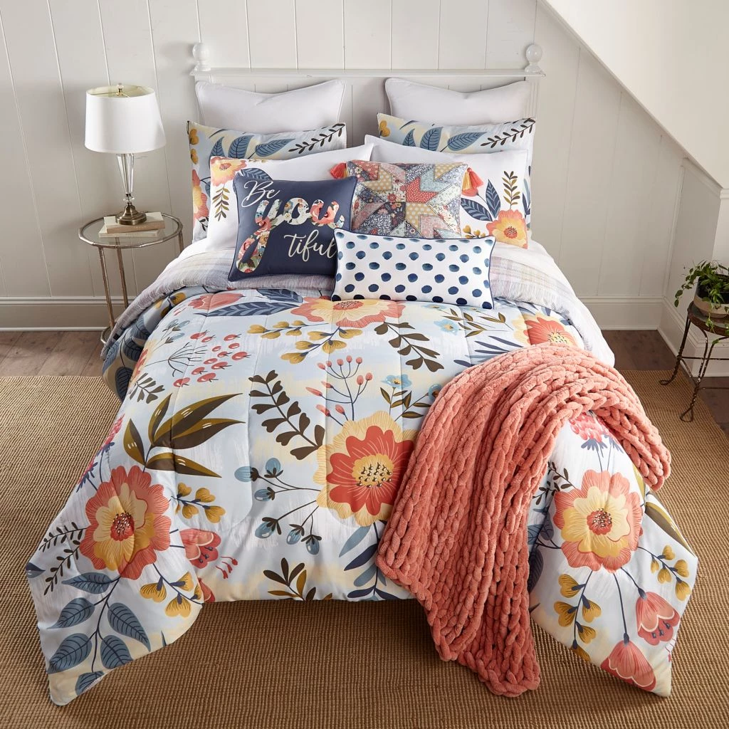 Donna Sharp Coral Crush 3 pc. Comforter Set 3 Donna Sharp Coral Crush 3 pc. Comforter Set