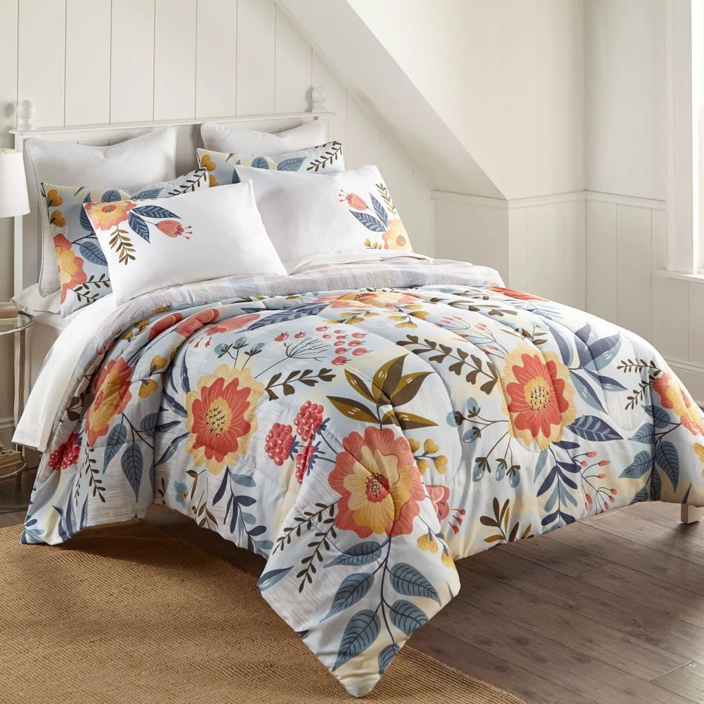 Donna Sharp Coral Crush 3 pc. Comforter Set 4 Donna Sharp Coral Crush 3 pc. Comforter Set - Image 2