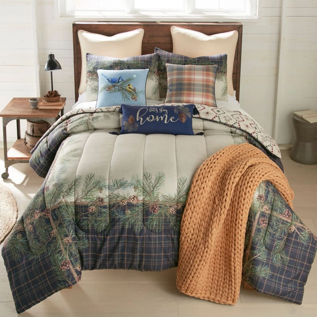 Donna Sharp Pine Boughs 3 pc. Comforter Set, 60189 3 Donna Sharp Pine Boughs 3 pc. Comforter Set, 60189