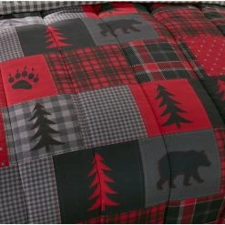 Donna Sharp Red Forest 3 pc. Comforter Set, Y20041 -Donna Sharp Sales Store 1690467 A3
