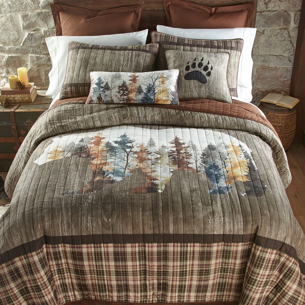 Donna Sharp Bear Mirage Twin Quilt, 60024 3 Donna Sharp Bear Mirage Twin Quilt, 60024