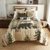 Donna Sharp Painted Bear Quilt Set -Donna Sharp Sales Store 1878051