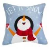 New! Donna Sharp Winter Wonderland Snowman Decorative Pillow