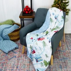 New! Donna Sharp Winter Wonderland Throw Blanket