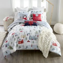 New! Donna Sharp Winter Wonderland King Comforter Set