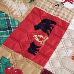 New! Donna Sharp Christmas Forest Throw Blanket -Donna Sharp Sales Store 1923267 A3